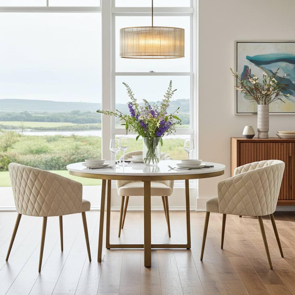 Aurora Gold Round Table