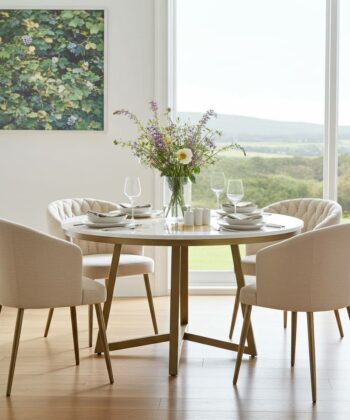 Aurora Gold Round Table