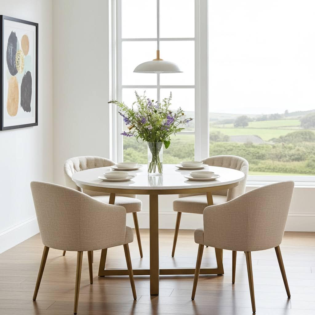 Aurora Gold Round Table