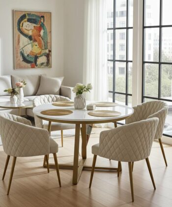 Aurora Gold Round Table