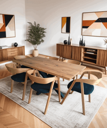 Solid Oak Nordic Chair – Scandinavian Minimalist Oak Seating