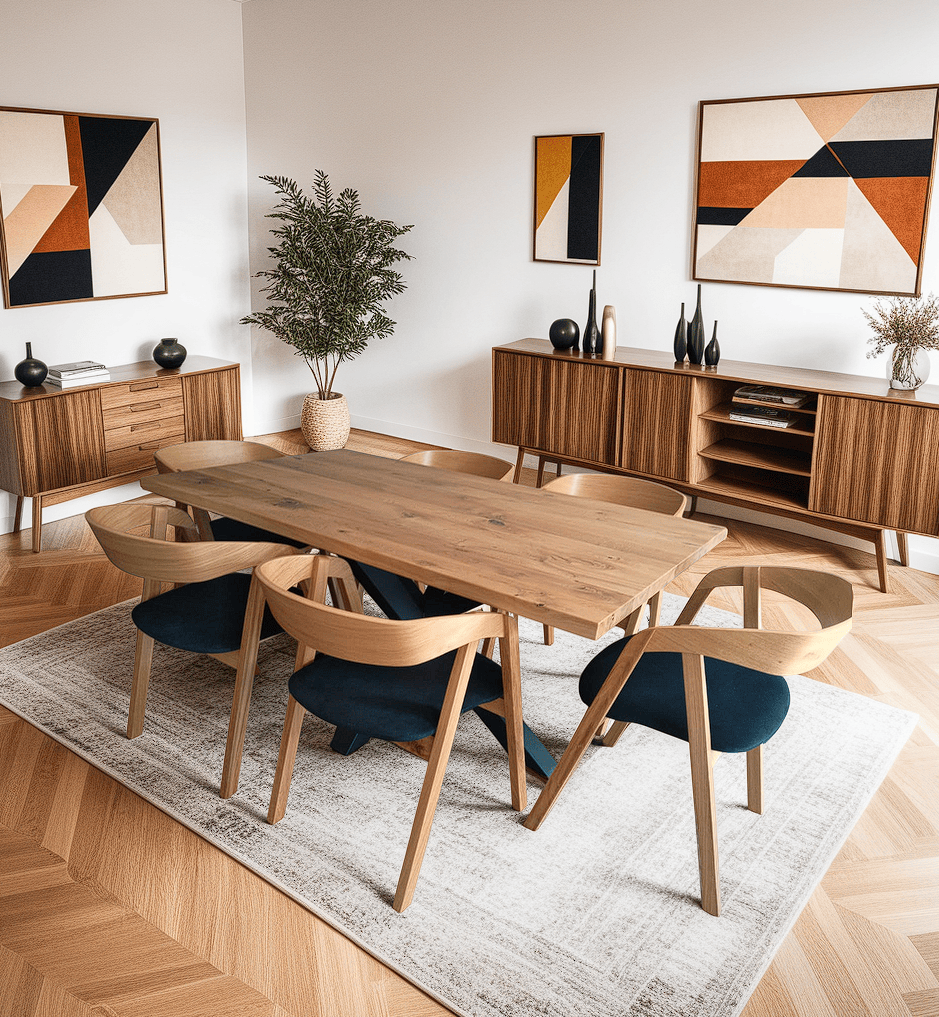 Solid Oak Nordic Chair – Scandinavian Minimalist Oak Seating