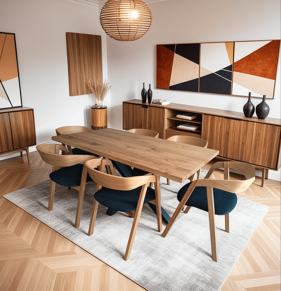 Solid Oak Nordic Chair – Scandinavian Minimalist Oak Seating