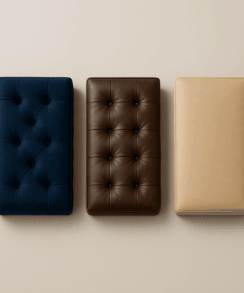 Made-to-Measure Upholstered Seat Panels – Smooth or Quilted