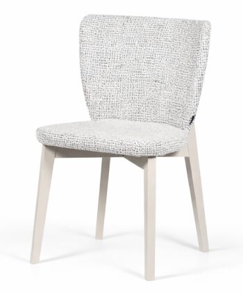 The Fallon Modern Velvet Dining Chair with Beech Wood Frame
