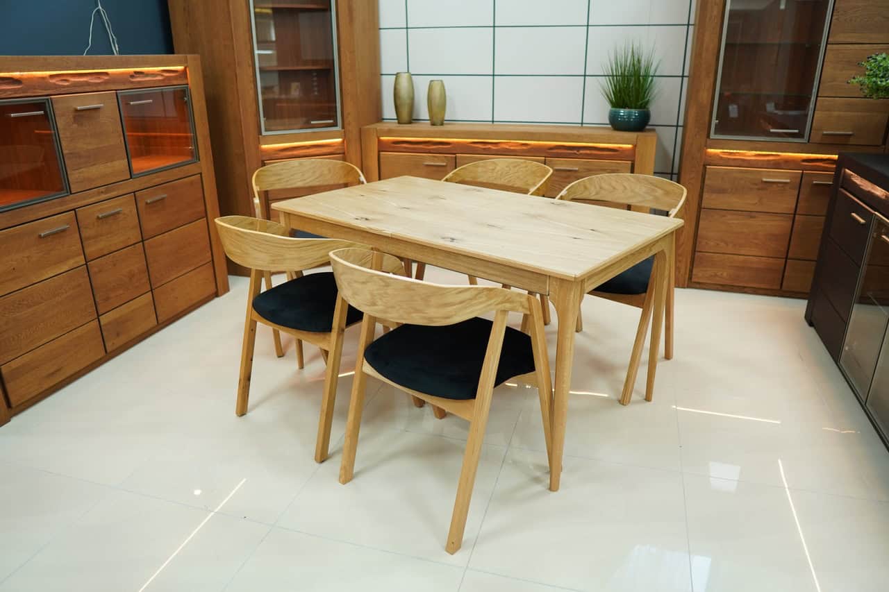 Helsinki Solid Beech Nordic Chair with Bentwood Backrest