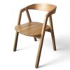 Helsinki Solid Beech Nordic Chair with All-Wood Seat