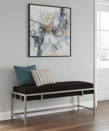 Lexi Modern Glam Upholstered Bench