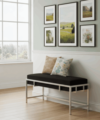 Lexi Modern Glam Upholstered Bench