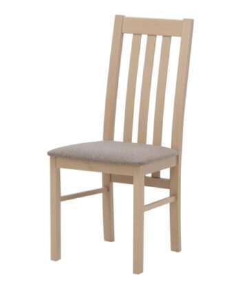 Lima Classic Wooden Dining Chair with Vertical Slat Back
