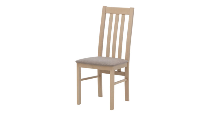 Lima Classic Wooden Dining Chair with Vertical Slat Back