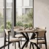 Orion Industrial Extendable Dining Table (Stone Oak) 180CM