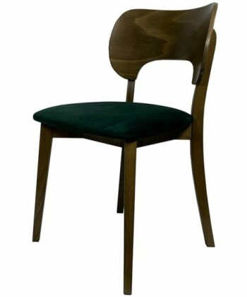 The Soren Sculpted Plywood Dining Chair in Natural Wood