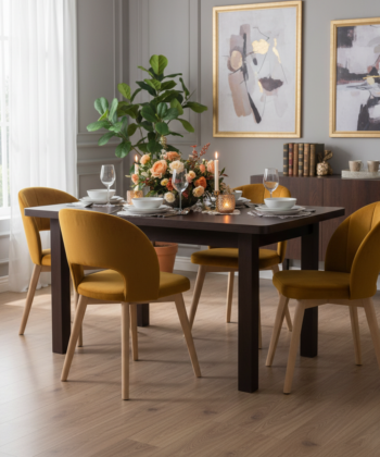 The Milano Modern Extendable Dining Table