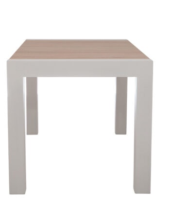 Sonoma Oak Extendable Dining Table with White Frame 140/200cm