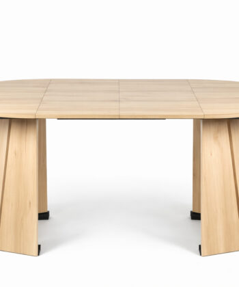 Sterling Extendable Round Laminate Dining Table – Customisable European Quality