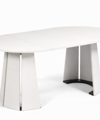Sterling Extendable Round Laminate Dining Table – Customisable European Quality