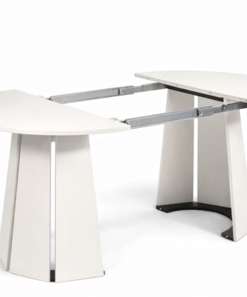 Sterling Extendable Round Laminate Dining Table – Customisable European Quality