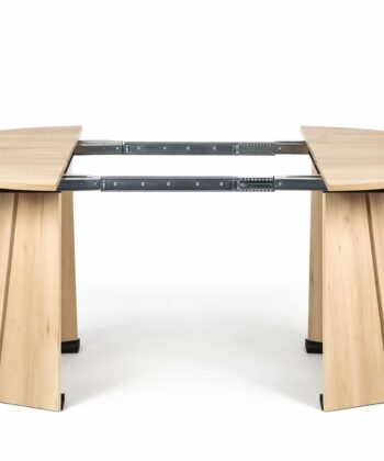 Sterling Extendable Round Laminate Dining Table – Customisable European Quality