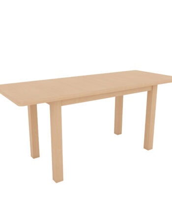 The Aaron Modern Rectangular Extendable Dining Table 180X70CM
