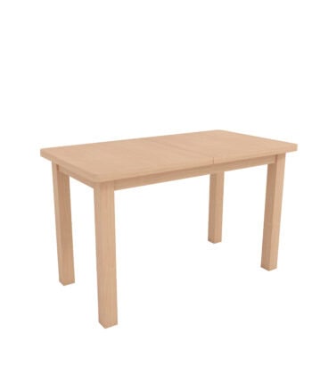 The Aaron Modern Rectangular Extendable Dining Table 180X70CM