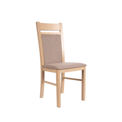 The Adare Modern Upholstered Dining Chair in Solid Wood