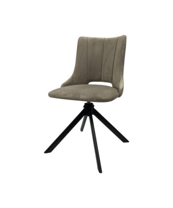 The Alex Modern Velvet Swivel Armchair