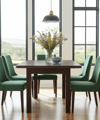 The Ashton Modern Extendable Dining Table in Walnut 160 x 90 cm to 200cm