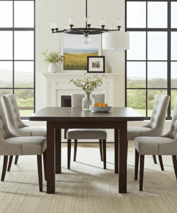 The Ashton Modern Extendable Dining Table in Walnut 160 x 90 cm to 200cm