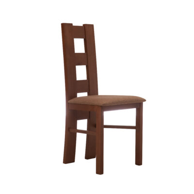 The Cashel Solid Wood Rustic Ladder-Back Dining Chair