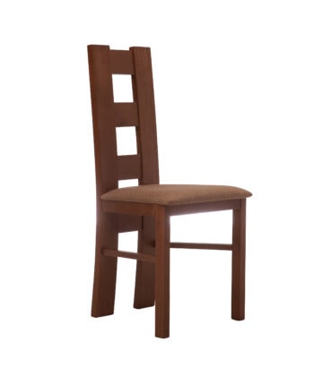 The Cashel Solid Wood Rustic Ladder-Back Dining Chair