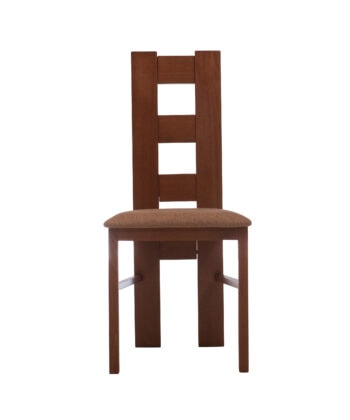 The Cashel Solid Wood Rustic Ladder-Back Dining Chair