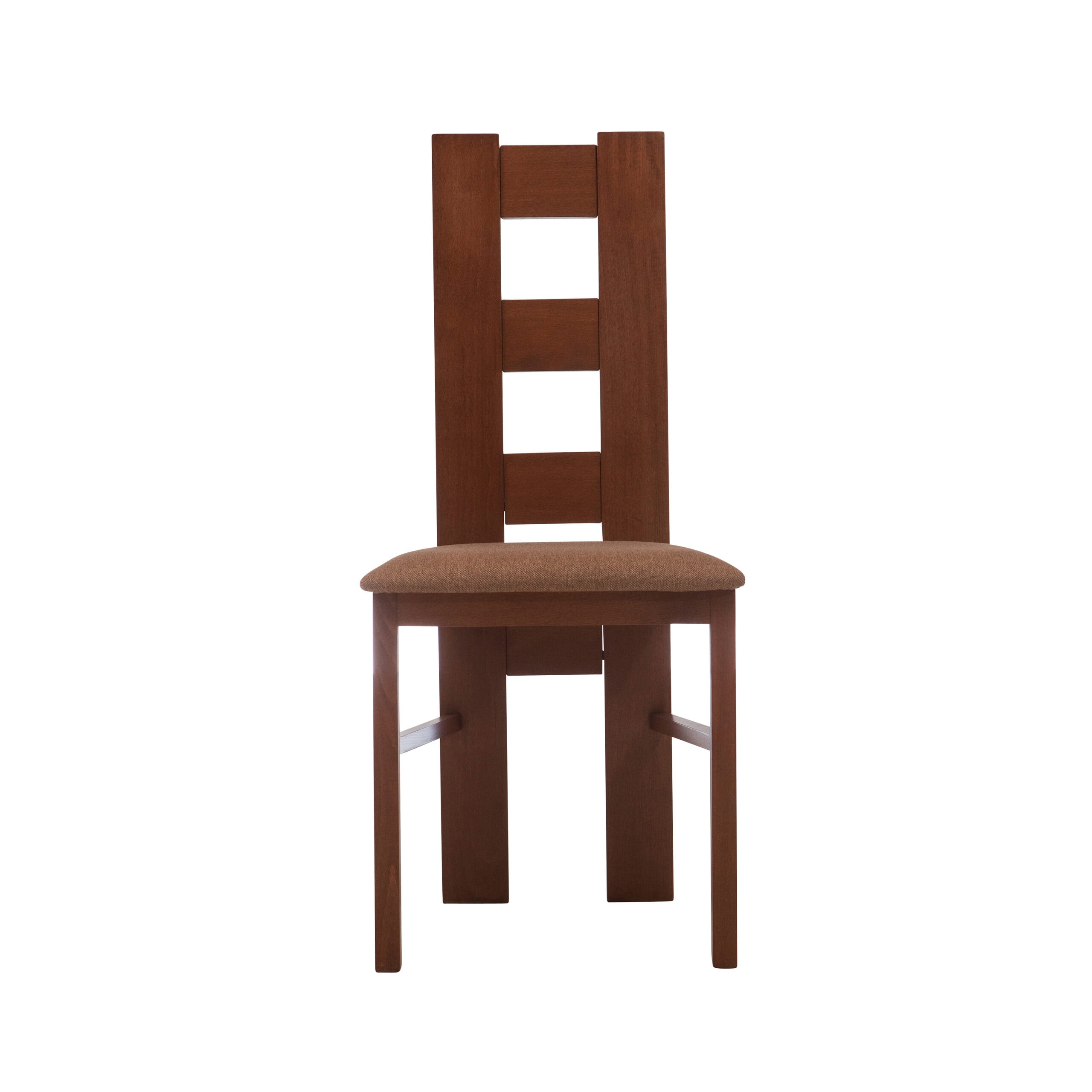 The Cashel Solid Wood Rustic Ladder-Back Dining Chair