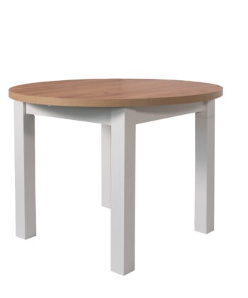 The Cillian Modern Round Extendable Dining Table 180cm