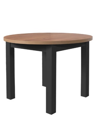 The Cillian Modern Round Extendable Dining Table 180cm