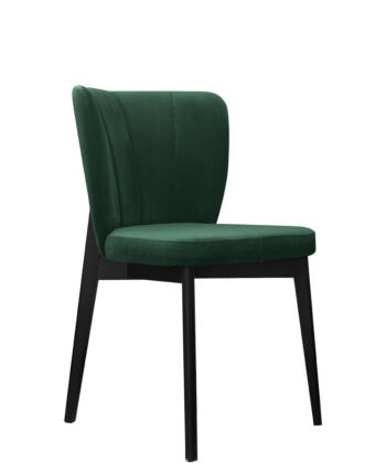 The Fallon Modern Velvet Dining Chair with Beech Wood Frame