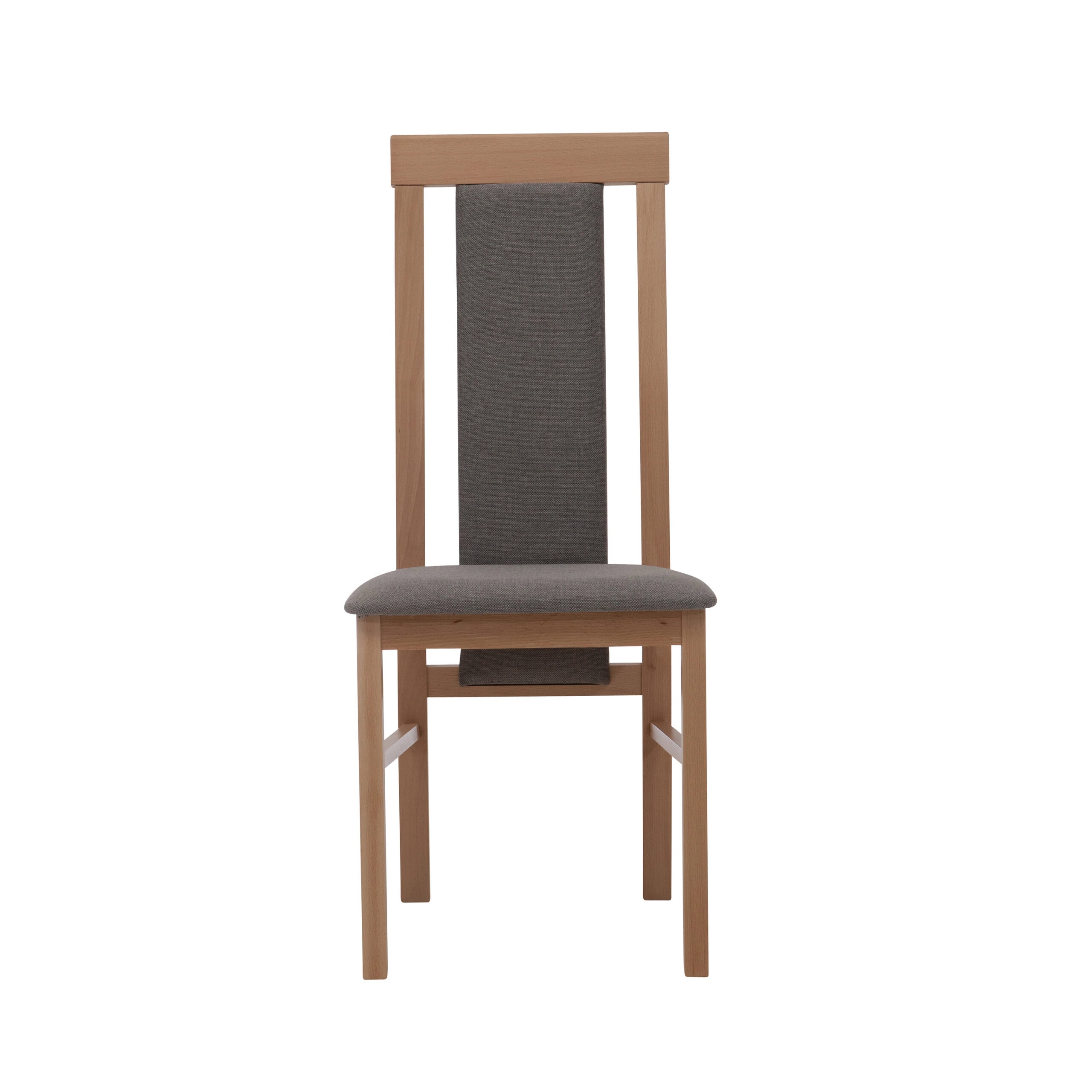 The Galway Modern Oak Dining Chair with Floating Backrest