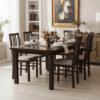 The Ashton Modern Extendable Dining Table in Walnut 160 x 90 cm to 200cm