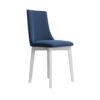 The Orion Modern Velvet Dining Chair with Customisable Wooden Legs
