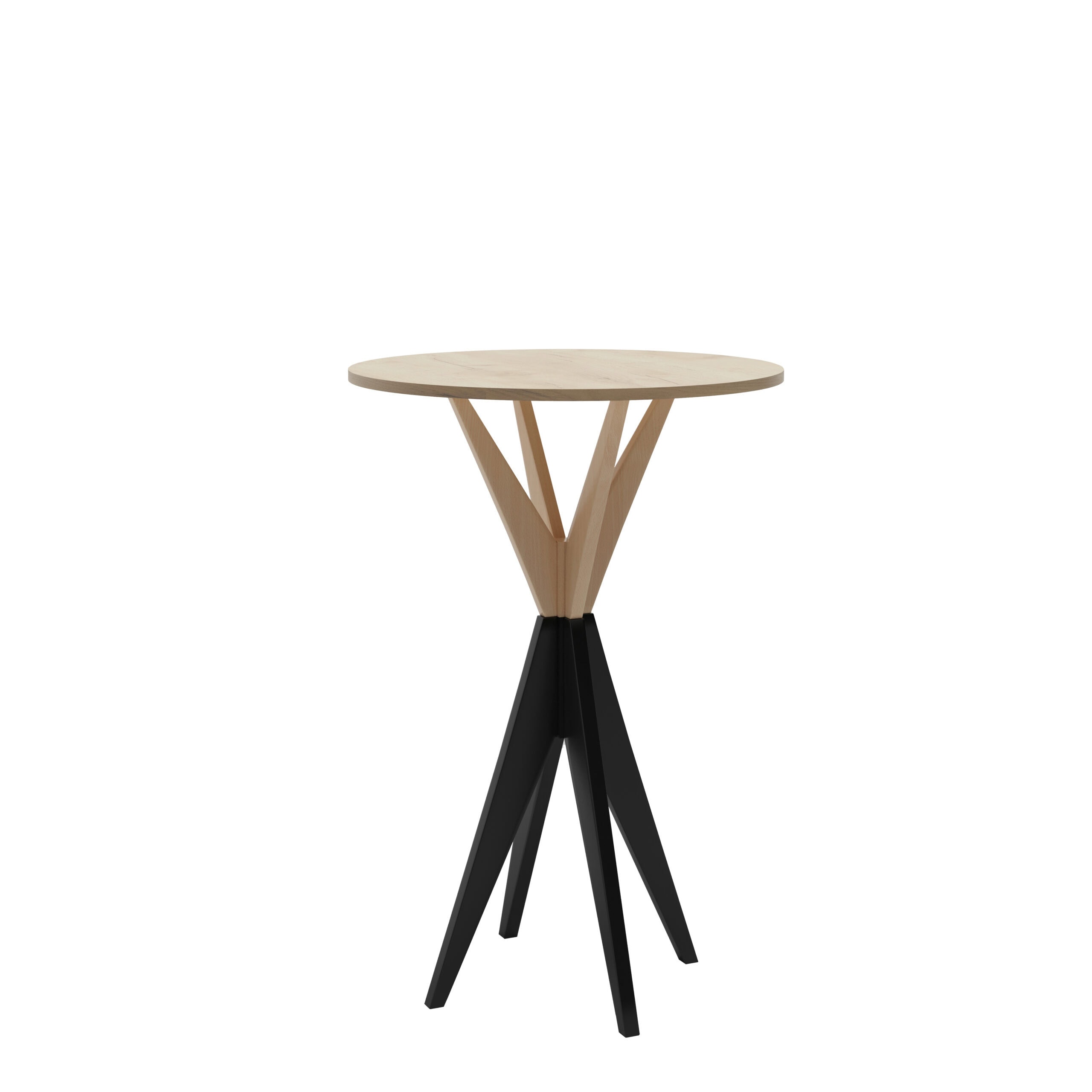 The Phoenix Modern Two-Tone Bar Table 58x115cm/h