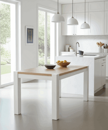 The Rowan Grande Two-Tone Extendable Dining Table