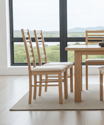 The Shannon Classic Ladder-Back Dining Chair in Lefkas Oak