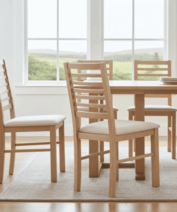 The Shannon Classic Ladder-Back Dining Chair in Lefkas Oak