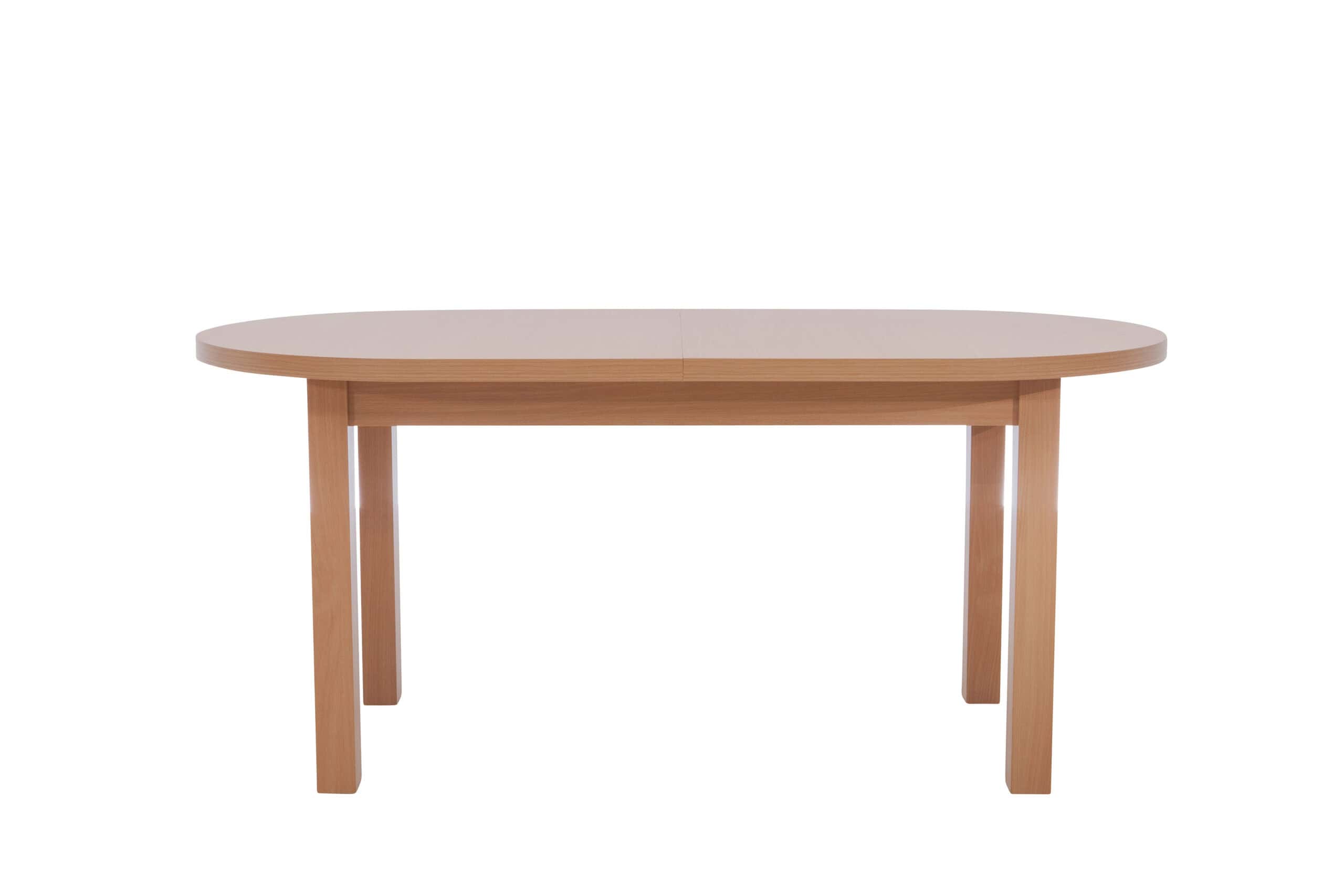 The Sienna Modern Extendable Oval Dining Table in White