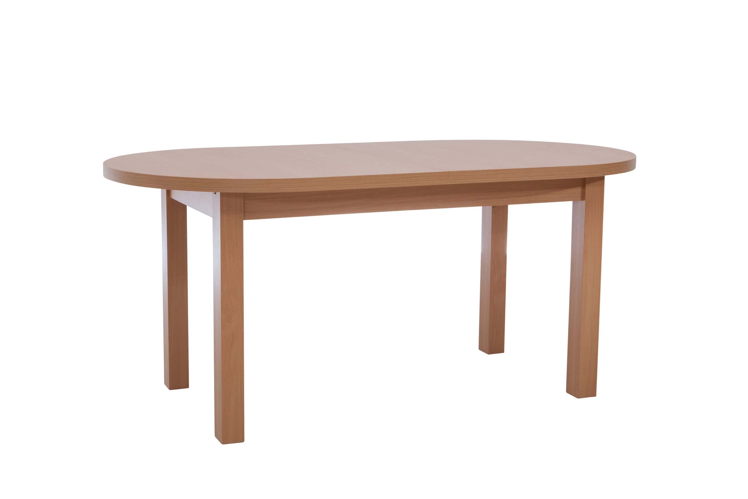 The Sienna Modern Extendable Oval Dining Table in White