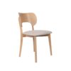 The Soren Sculpted Plywood Dining Chair in Natural Wood
