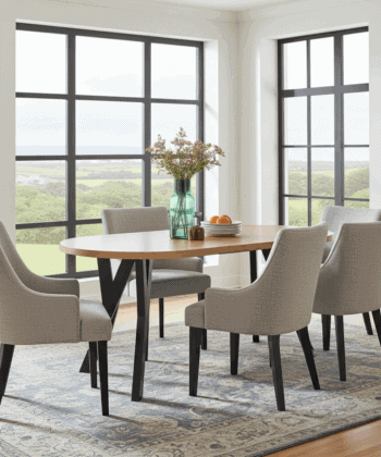 Urban Loft Round Extendable Dining Table Laminate 140cm