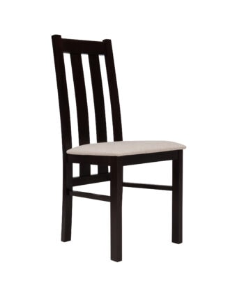 Warsaw Classic Vertical Slat Dining Chair with Upholstered Seat