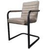 MARGO 85 Upholstered Chair – Classic Style, Metal Base