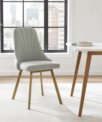 Aria Shell-Stitched Dining Chair